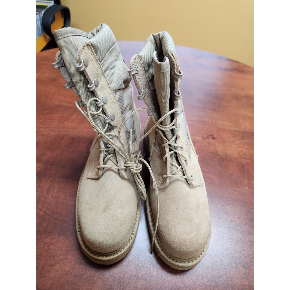 UFCW Mondo PT 8430 Steel Toe Suede Leather Military Men's Boots  Size 6.5 W
